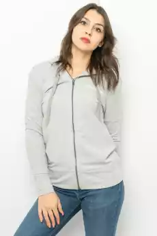 BLUZA DAMSKA CALVIN KLEIN QS6759E SZARA Odzież obuwie dodatki Odzież damska Bluzy damskie