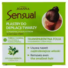 Joanna Sensual Plastry do depilacji twarzy 12 sztuk i Tubka z oliwką łagodzącą podrażnienia 10 ml Zdrowie i uroda Kosmetyki i akcesoria Pielęgnacja ciała Depilacja