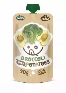 Danie brokułziemniak po 6 miesiącu życia BIO 90 g Artykuły Spożywcze Jedzenie dla dzieci