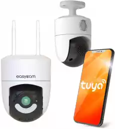 Kamera IP EasyCam obrotowa zewnętrzna WiFi Tuya 5MP EC5PT4DL Biuro i firma Monitoring Akcesoria do monitoringu