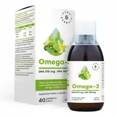 Aura Herbals Omega3 370 DHA i 700 EPA w płynie 200ml Sport i rekreacja Odżywki i suplementy