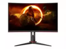 AOC CQ27G2SBK 27inch QHD VA 169 144Hz 4ms HDMI 20x2 DisplayPort 12x1 USB 30 Komputery Monitory Monitory LCD