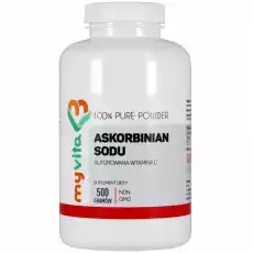 Askorbinian Sodu Witamina C Buforowana 500 g MyVita Artykuły Spożywcze