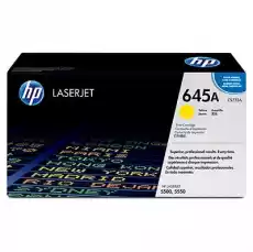 Toner Oryginalny HP 645A C9732A Żółty DARMOWA DOSTAWA w 24h Komputery Drukarki i skanery Materiały eksploatacyjne do drukarek Tonery i bębny