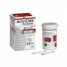 ACCU CHECK Performa paski testowe x 50 sztuk Zdrowie i uroda Zdrowie Sprzęt medyczny