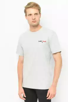 TSHIRT MĘSKI TOMMY JEANS DM0DM09401 SZARY Odzież obuwie dodatki Odzież męska