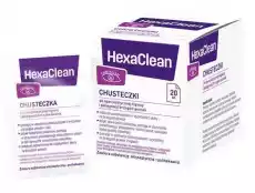 HEXACLEAN Chusteczki do specjalistycznej higieny i pielęgnacji brzegów powiek x 20 sztuk Zdrowie i uroda Kosmetyki i akcesoria Pielęgnacja twarzy