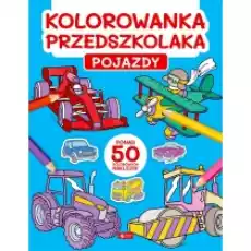 Kolorowanka przedszkolaka Pojazdy Książki Dla dzieci