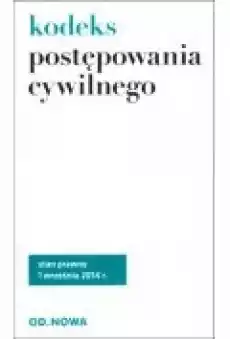 Kodeks Postępowania Cywilnego Książki Prawo akty prawne