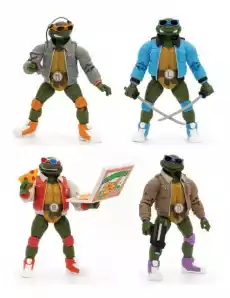 Figurki Teenage Mutant Ninja Turtles BST AXN 115 Street Gang 2 Bundle Dom i ogród Wyposażenie wnętrz Dekoracja Figurki dekoracyjne Figurki kolekcjonerskie