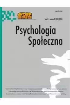 Psychologia Społeczna nr 2252013 Książki Audiobooki