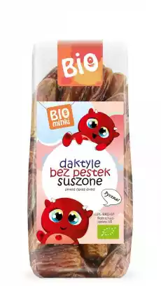 DAKTYLE BEZ PESTEK SUSZONE BIO 100 g BIOMINKI Artykuły Spożywcze Bakalie i suszone owoce