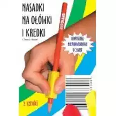 Harmonia Nasadki trójkątne podłużne na ołówki i kredki 2 szt Biuro i firma Akcesoria biurowe Artykuły papiernicze Ołówki