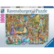 Puzzle 1000 el Pólnoc w bibilotece Ravensburger Dla dziecka Zabawki Puzzle