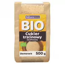 Cukier Trzcinowy Nierafinowany Bio 500 g NaturAvena Artykuły Spożywcze