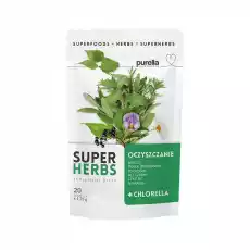 SuperHerbs Oczyszczanie Saszetki 20 x 175 g Purella Artykuły Spożywcze