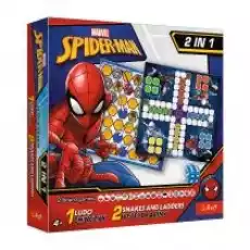 Gra SpiderMan 2w1 Chińczyk Węże i drabiny Gry Gry planszowe