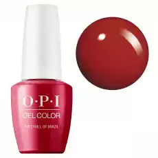 OPI Gel Color hybrydowy lakier do paznokci The Thrill of Brazil GCA16A czerwony 15ml Zdrowie i uroda Kosmetyki i akcesoria Manicure i pedicure Lakiery do paznokci