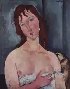 Reprodukcja Junge Frau Amedeo Modigliani Dom i ogród Wyposażenie wnętrz Dekoracja Obrazy i plakaty