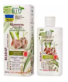 Bio Pharma Laboratory Bio Szampon czosnkowy wzmacniający i stymulujący wzrost włosów 200ml Zdrowie i uroda