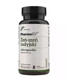 PHARMOVIT ASHWAGANDHA EKSTRAKT 201 90 KAPS Zdrowie i uroda Zdrowie Witaminy minerały suplementy diety