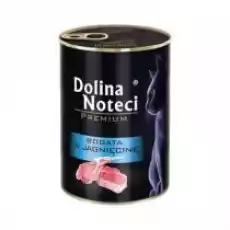 Dolina Noteci Premium Mokra karma dla kota bogata w jagnięcinę Zestaw 24 x 400 g Dom i ogród Artykuły zoologiczne Koty