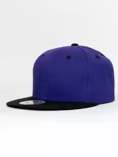 Czapka Z Daszkiem Snapback FioletowoCzarna Royal Blue Double Color Odzież obuwie dodatki Galanteria i dodatki Nakrycia głowy Czapki z daszkiem