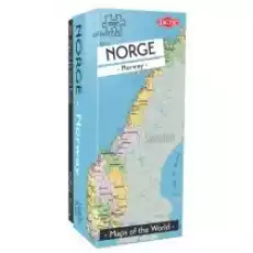 Puzzle 1000 el Mapa Norwegia Tactic Dla dziecka Zabawki Puzzle