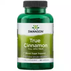 Swanson FS True Cinnamon Cejloński 300mg 120 Zdrowie i uroda Zdrowie Witaminy minerały suplementy diety