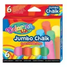 Patio Kreda kolorowa Jumbo Colorino Kids 6 szt Dla dziecka Artykuły szkolne Kreda