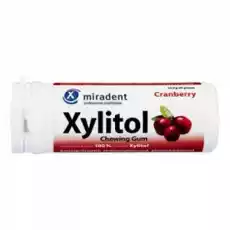 Xylitol Guma do Żucia Żurawinowa 30 Sztuk Miradent Artykuły Spożywcze