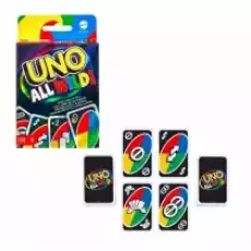 Uno All Wild Dzikie karty Gry Gry planszowe