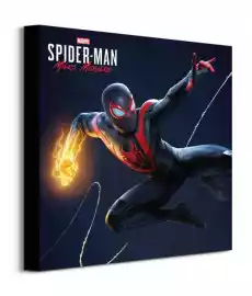 SpiderMan Miles Morales Electric Fist Swing obraz na płótnie Dom i ogród Wyposażenie wnętrz Dekoracja Obrazy i plakaty