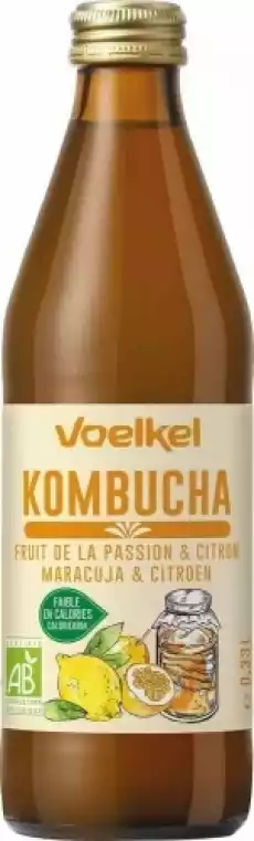 Kombucha marakujacytryna BIO 330 ml Artykuły Spożywcze Napoje