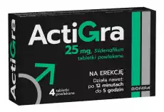 ActiGra 25mg x 4 tabletki Zdrowie i uroda Zdrowie Sprzęt medyczny