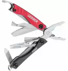 Multitool Gerber Dime RED Broń i militaria Noże i przybory Multitools