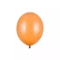 Balony lateksowe metalik pomarańczowy 30cm 100szt Gadżety Balony