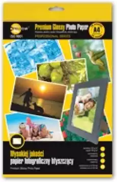 Papier fotograficzny Yellow One Premium A4 200g20ark Biuro i firma Akcesoria biurowe Artykuły papiernicze