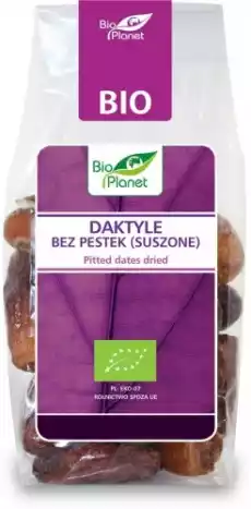 DAKTYLE BEZ PESTEK SUSZONE BIO 150 g BIO PLANET Artykuły Spożywcze Bakalie i suszone owoce