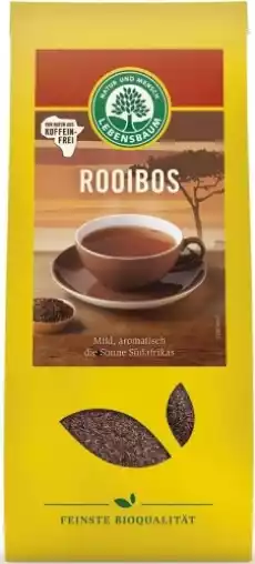 HERBATA ROOIBOS CLASSIC LIŚCIASTA BIO 100 g LEBENSBAUM Artykuły Spożywcze Herbata