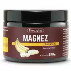 Magnez z Bananem w Proszku 300 g Skoczylas Artykuły Spożywcze