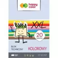 Blok techniczny kolorowy A3 Happy Color 170g 10 szt Dla dziecka Artykuły szkolne Bloki i wycinanki