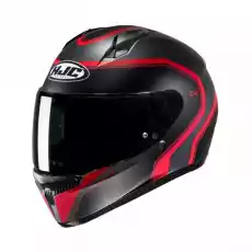 HJC KASK INTEGRALNY C10 ELIE BLACKRED Sport i rekreacja Sporty motorowe Kaski do sportów motorowych