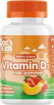 Witamina D3 Żelki dla dzieci Vitamin D3 kids gummies 60 szt Doctors Best Artykuły Spożywcze Słodycze