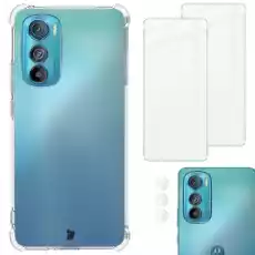 Etui 2x szkło obiektyw Bizon Case Clear Pack do Moto Edge 30 przezroczyste Telefony i akcesoria Akcesoria telefoniczne Pokrowce i kabury do telefonów