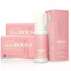 ZESTAW NA ŁADNĄ CERĘ 2x SUPLEMENT SKINBOOST 120 kapsułek ORAZ PIANKA LASHFACE Zdrowie i uroda Kosmetyki i akcesoria Pielęgnacja skóry