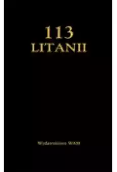 113 litanii czarne Książki Religia