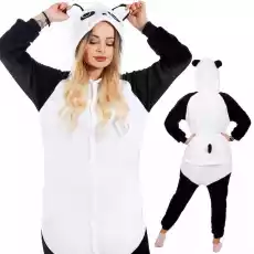 Piżama jednoczęściowa kigurumi damska kombinezon panda rozmiar L Odzież obuwie dodatki Bielizna damska Pidżamy damskiekomplety do spania