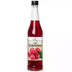 SYROP ŻURAWINA z witaminą C 480 ml HERBAPOL Artykuły Spożywcze