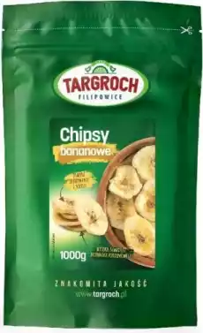 Chipsy bananowe 1000g Targroch Artykuły Spożywcze Czipsy i chrupki